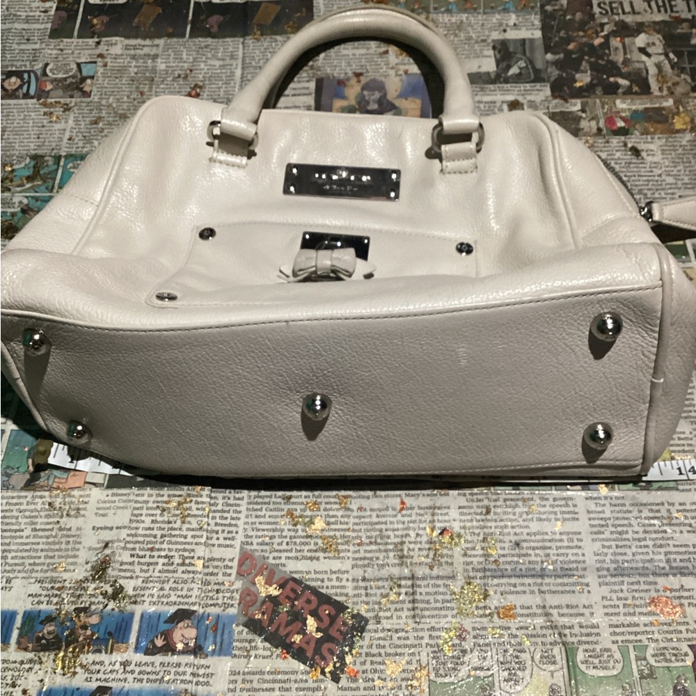 My Flat in London Broker Handbag Purse Satchel Leather 3067 - Picture 5 of 10